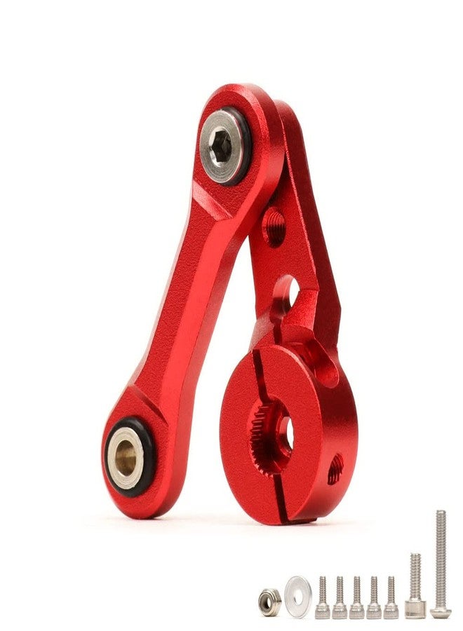 UURCSKY قطع غيار ترقية ذراع التوجيه وذراع التوجيه من الألومنيوم 25t لسيارات Arrma 1/7 Infraction Felony Limitless 1/8 KRATON Notorious Outcast Talion و EXB AR340061 AR330230 (أحمر) - Image 5